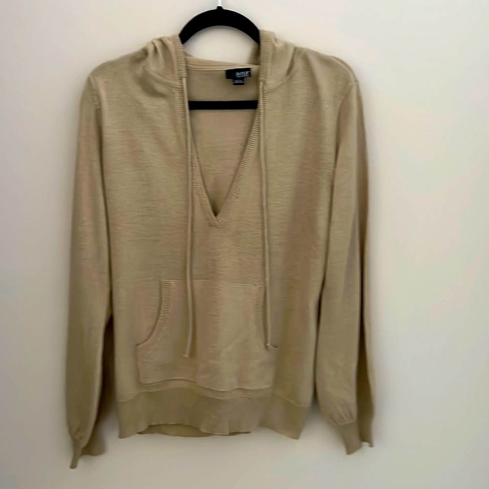 Ana Gold shimmer Hoodie with Long Sleeves